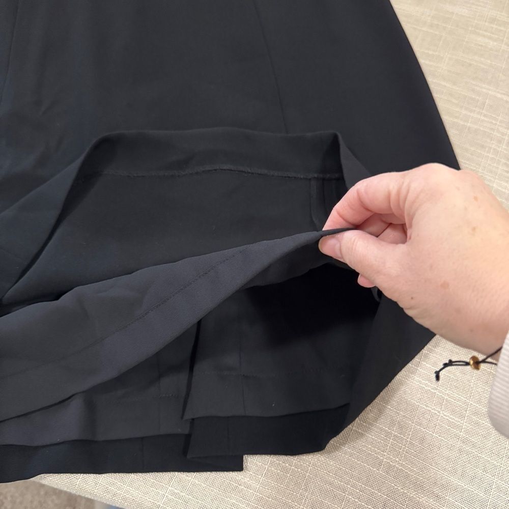 NWT Vintage 90s Ralph Lauren Strapless Black Midi Dress Pockets Size 10 - Picture 10 of 11